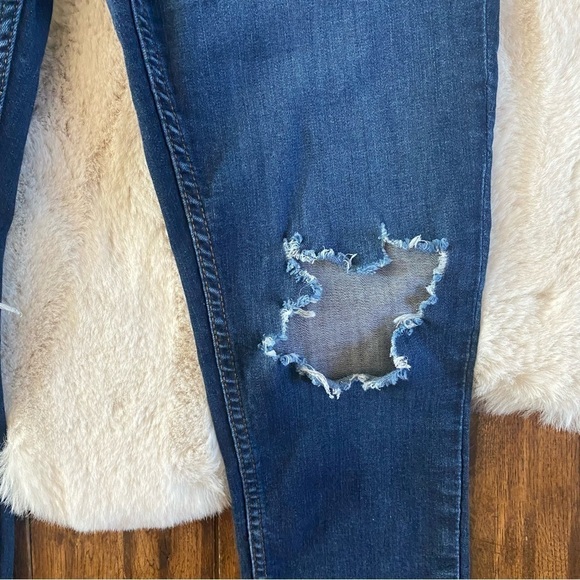 Free People Skinny Jeans 61855-16515125 Distressed Knees Womens Size 29 Stretch - Picture 5 of 16